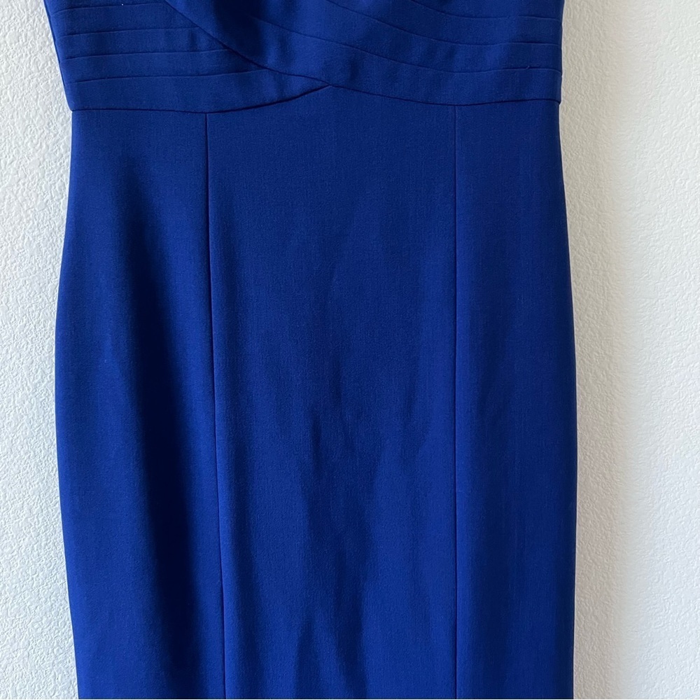 Kay Unger Royal Blue Mermaid Gown Keyhole Formal Evening Dress Size 6 - Picture 7 of 16